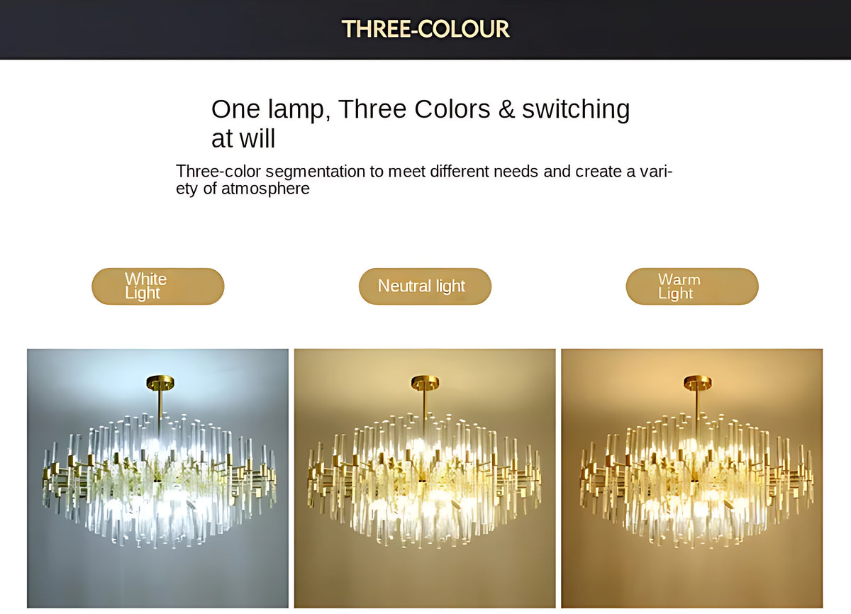 Contemporary Glorious LED Crystal Chandelier / Ruchi