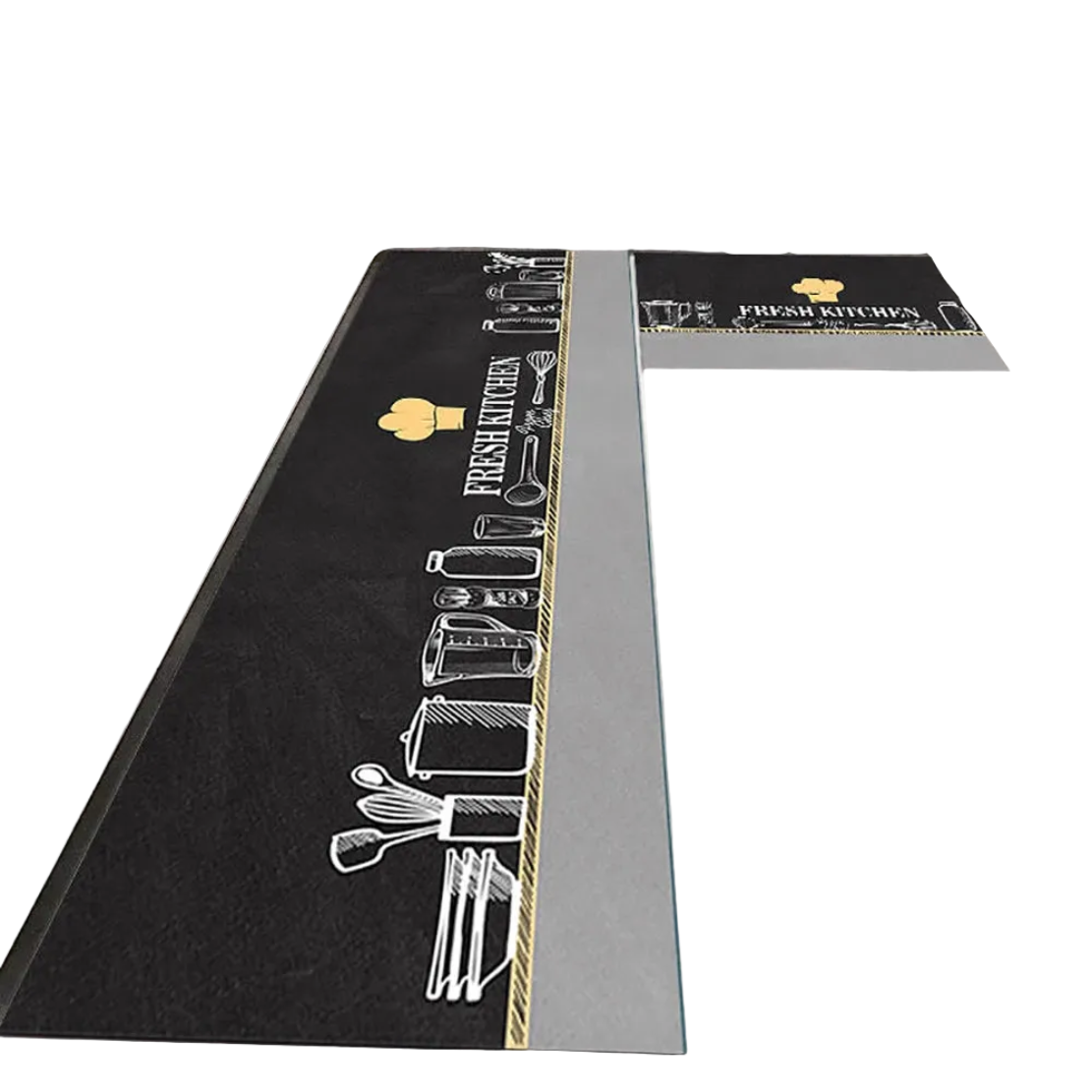 Elegant Non-Slip Water Absorbent Kitchen Floor Mat / Ruchi