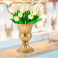 Vintage Metal Dining Table Vase Set / Ruchi