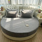 Cotton Round Fitted Bedsheet And Pillows