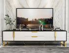 Elegant Wooden Coffee Table And TV Stand Set / Ruchi