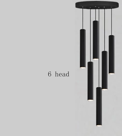 Black Modern LED Pendant Lighting / Ruchi