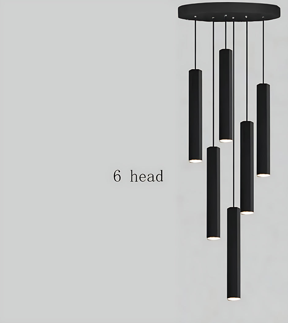Black Modern LED Pendant Lighting / Ruchi