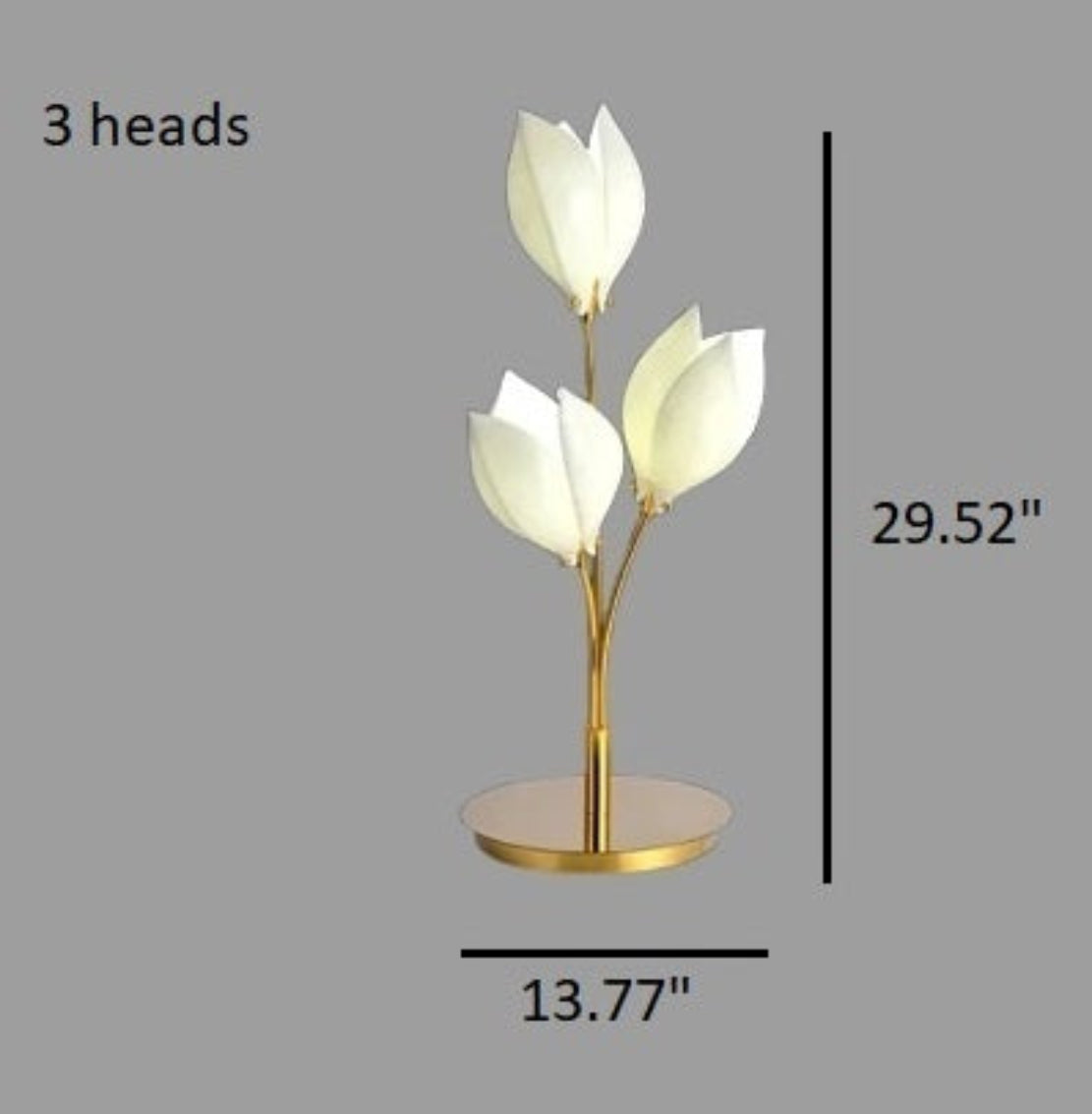 Flower Design LED Table Lamp For Bedroom / Ruchi