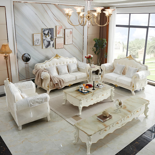 European Velvet Fabric Sofa Set / Ruchi