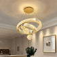 Modern Remote Control Crystal LED Chandelier