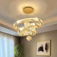 Modern Remote Control Crystal LED Chandelier / Ruchi