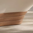 Artistic Glass Top Wooden Coffee Table / Ruchi