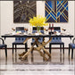 90-Inch Magnificent Marble Top Dining Table / Ruchi