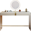 Modern Button Tufted Leather Bed