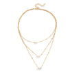 Triple Layered Women Pendant Necklace / Ruchi