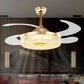Modern Remote Control LED Ceiling Fan Light / Ruchi