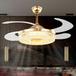 Modern Remote Control LED Ceiling Fan Light / Ruchi