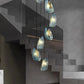 Modern LED Pendant Design Chandelier For Staircase / Ruchi