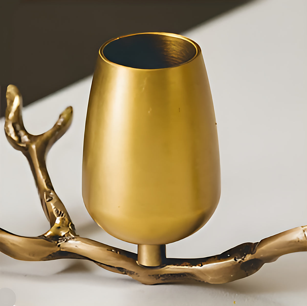 Nature Butterfly Design Brass Candle Holder / Ruchi