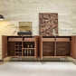 Geometric Design Modern Wooden Buffet Table