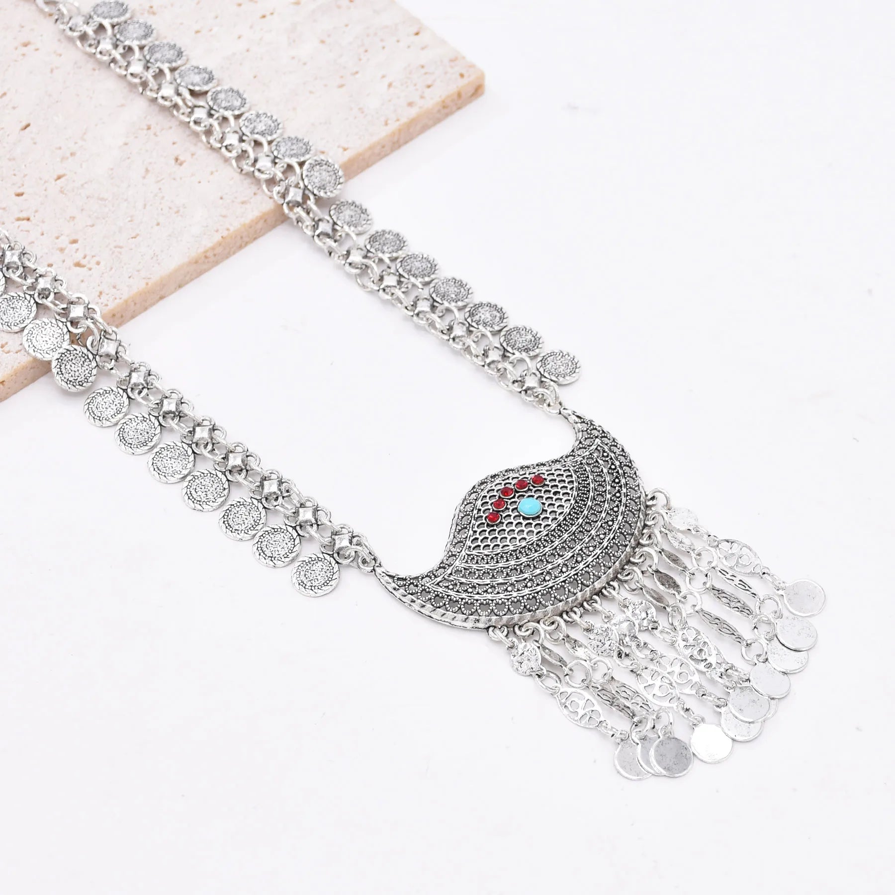 Bohemian Earrings And Necklace Set / Ruchi