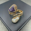 Spiral Pearl Cuff Bracelet For Women / Ruchi
