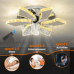 Modern Remote Control Ceiling Fan With LED Light