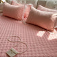 Cotton Round Fitted Bedsheet And Pillows / Ruchi