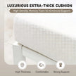 Outdoor Patio Semi-Circular Fabric Sectional Sofa