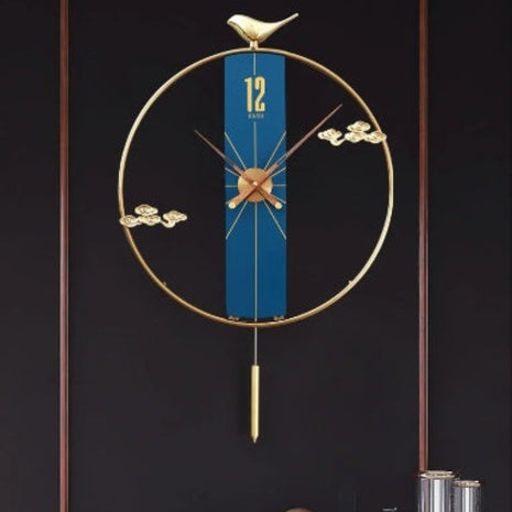 Modern Wall Clock With Pendulum / Ruchi