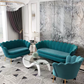 Velvet Fabric Sofa Set For Living Room