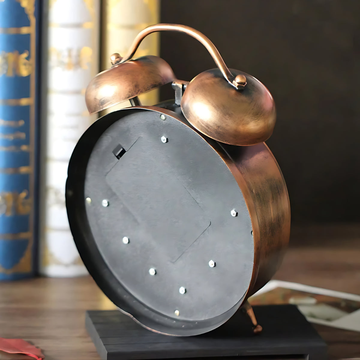 Vintage Mechanical Metal Alarm Clock / Ruchi
