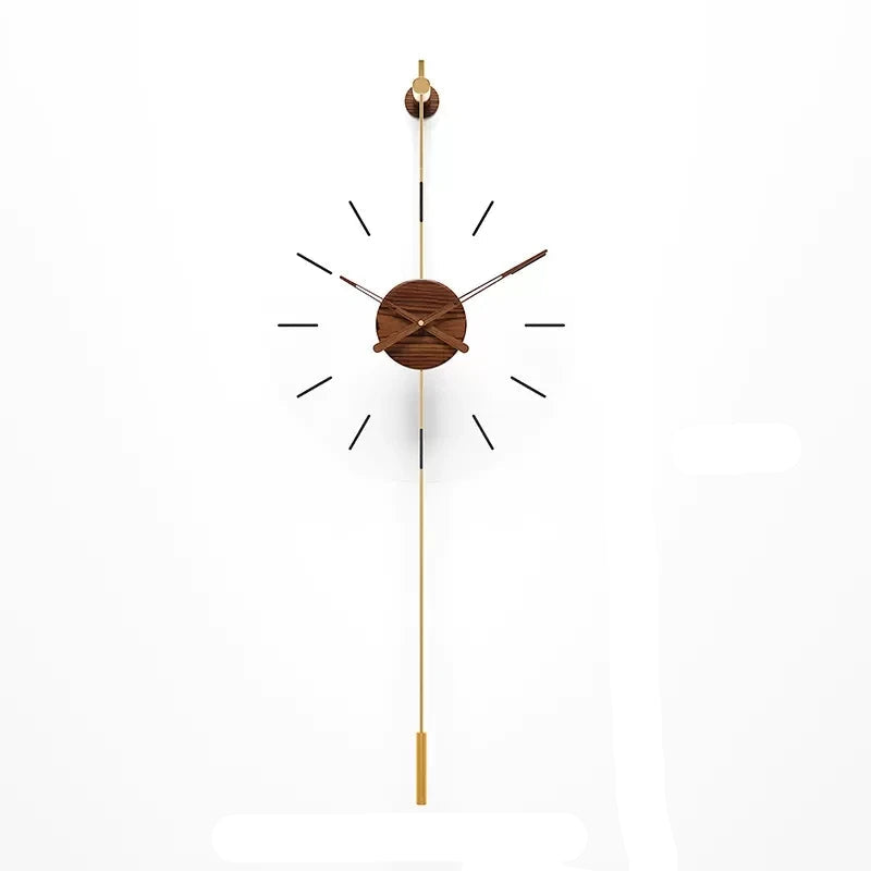 Modern Retro Style Mounted Wall Clock
