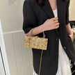 Crossbody Metal Clutch Handbag For Wedding / Ruchi