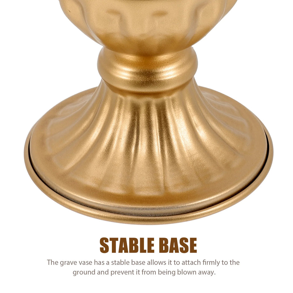 Metal Floor Vase Decor Set For Outdoor / Ruchi