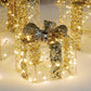 3 Pieces Transparent Christmas Cubical Metal Gift Box / Ruchi