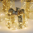 3 Metallic LED Christmas Gift Boxes / Ruchi