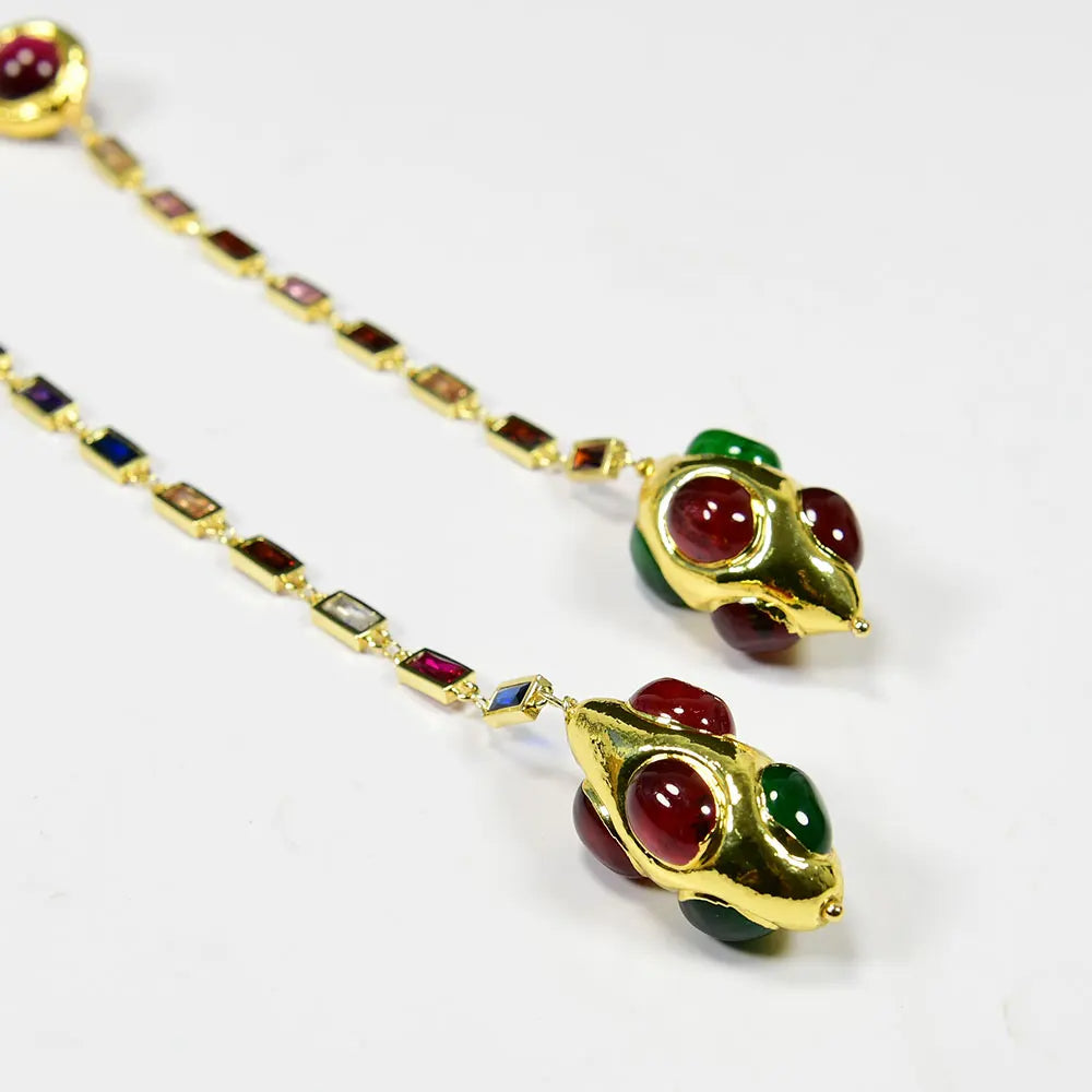Modern Long Sweater Chain Necklace / Ruchi