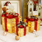 3 Pieces Transparent Christmas Cubical Metal Gift Box / Ruchi