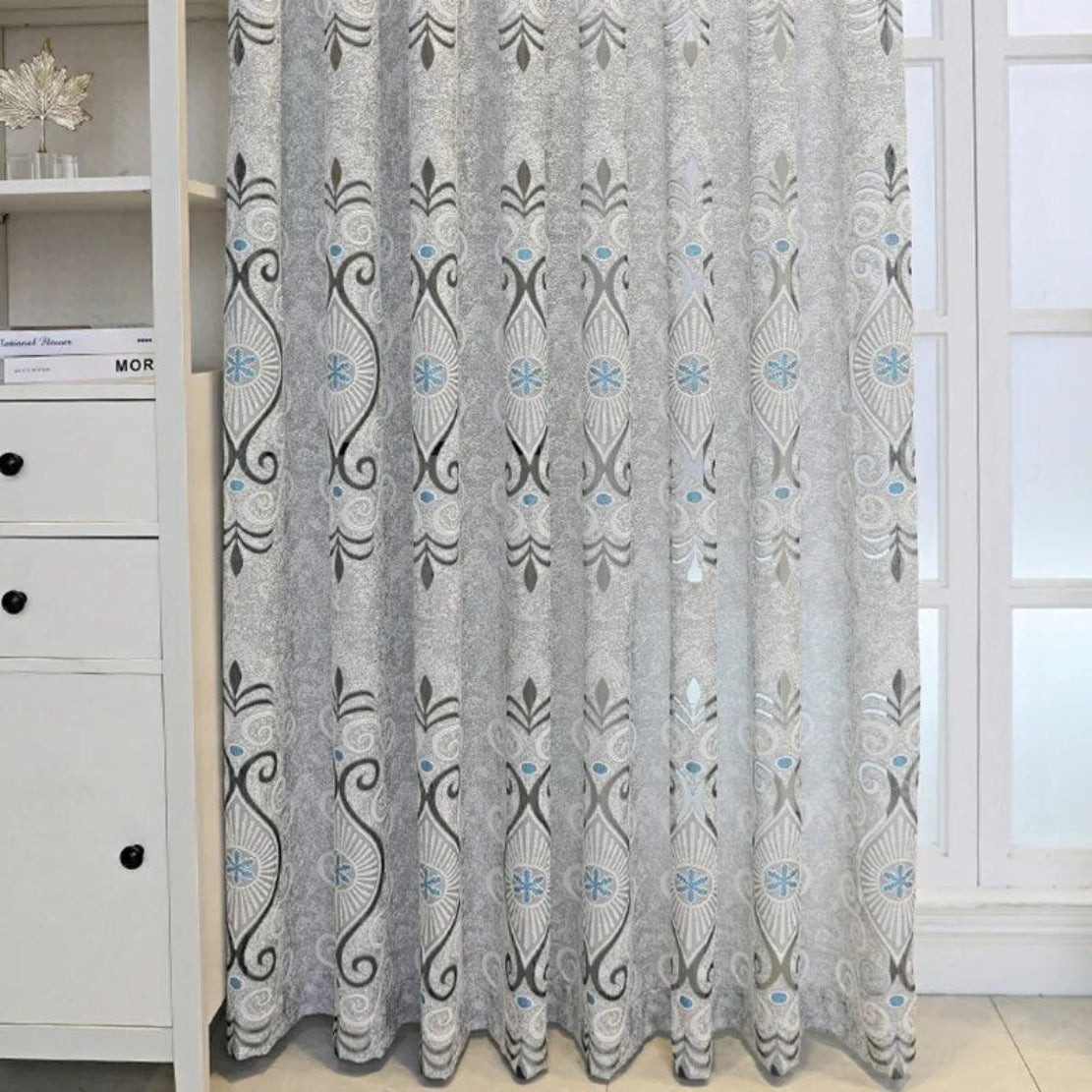 Luxury Embroidered Fabric Curtain / Ruchi