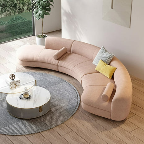 Modular Sectional Sofa With Fabric Upholstery / Ruchi
