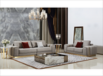 4 Piece Fabric Sectional Sofa Set 