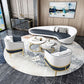 Luxury Circular Arc Shaped Sofa Set / Ruchi