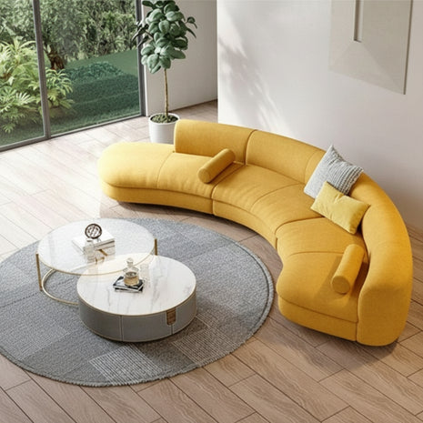 Modular Sectional Sofa With Fabric Upholstery / Ruchi