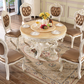 Marble Dining Table Set In Round European