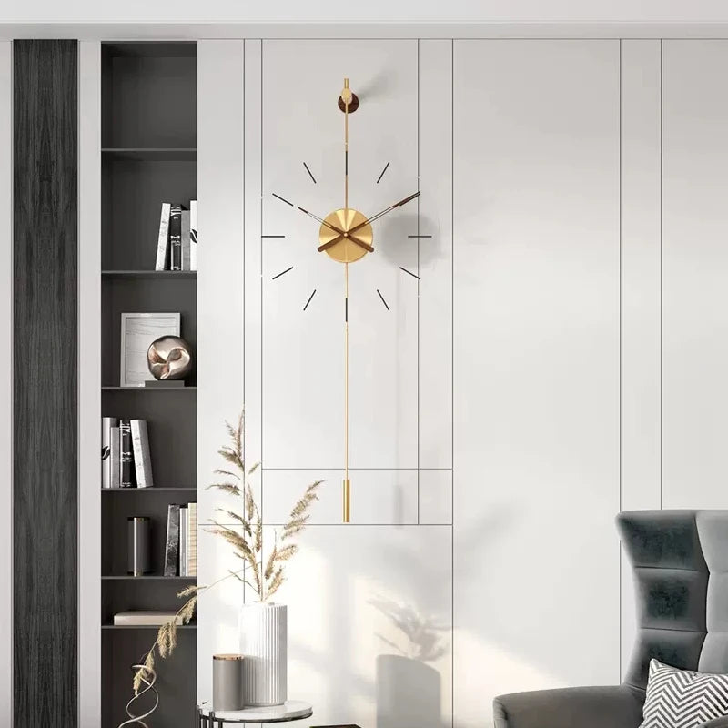 Modern Retro Style Mounted Wall Clock / Ruchi