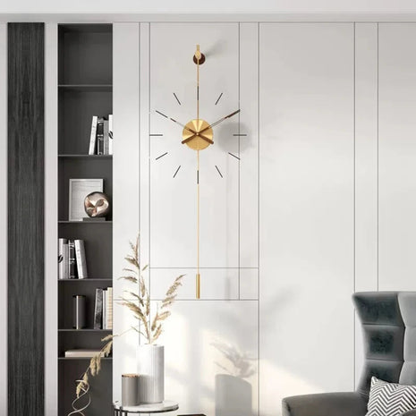 Modern Retro Style Mounted Wall Clock / Ruchi