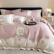 French-Style Fitted Floral Cotton Bedding Set
