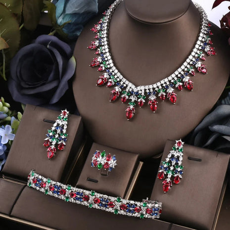 Silver Design Necklace Set For Women / Ruchi
