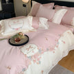 French-Style Fitted Floral Cotton Bedding Set / Ruchi