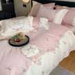 French-Style Fitted Floral Cotton Bedding Set / Ruchi