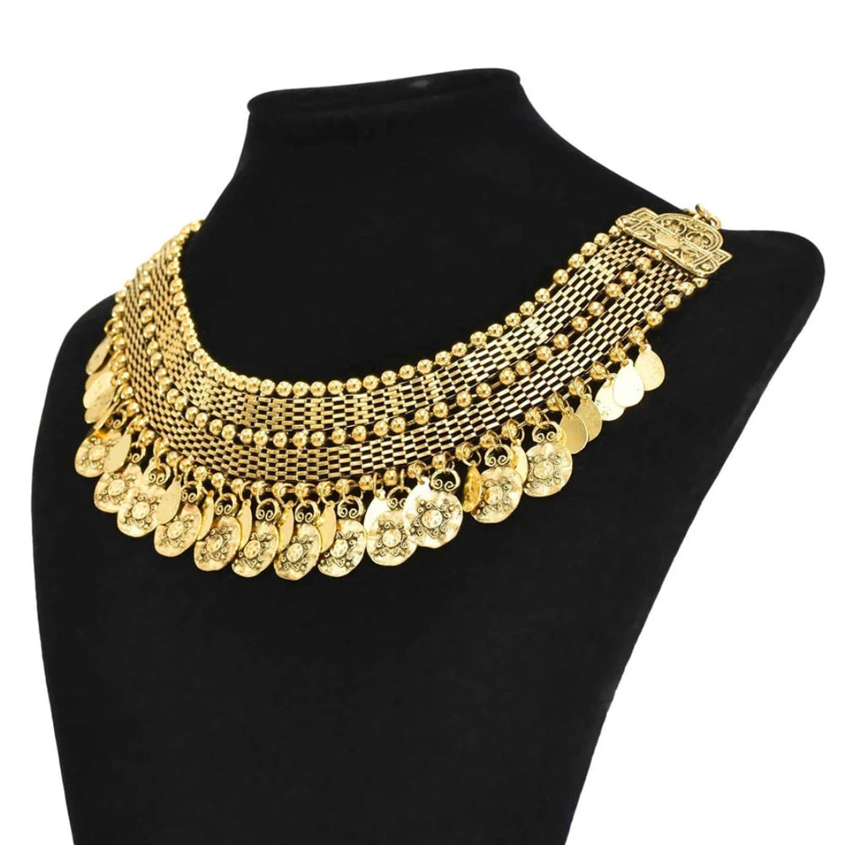 Traditional Rajasthani Metal Choker Necklace / Ruchi