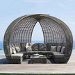 Modern Rattan Patio Outdoor Sofa Bed / Ruchi