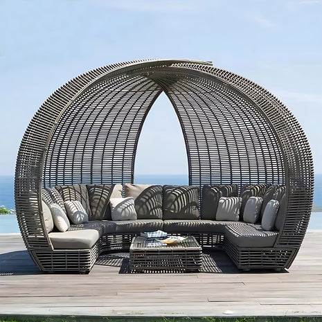 Modern Rattan Patio Outdoor Sofa Bed / Ruchi